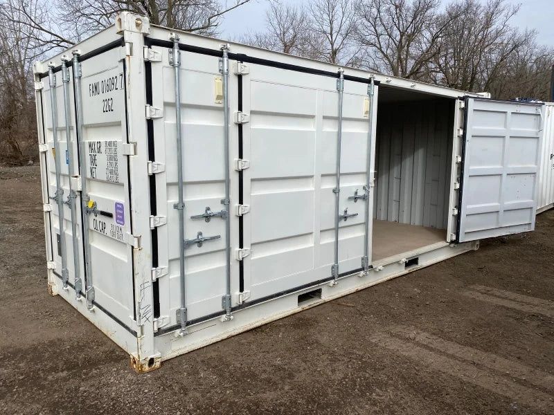 Container 20 Fuß High Cube Open Side - Erste Reise
