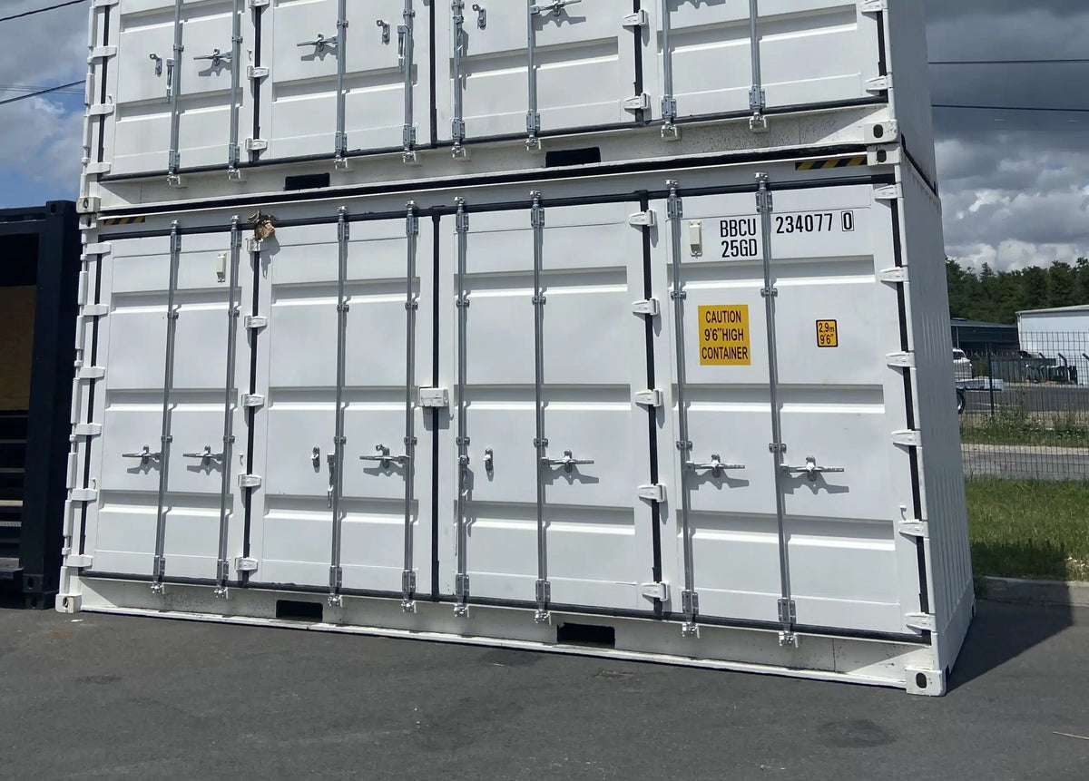 Container 20 Fuß High Cube Open Side - Erste Reise