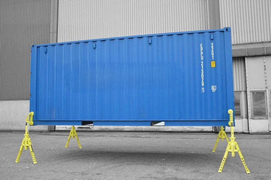 4er-Set Stützfüße für Seecontainer