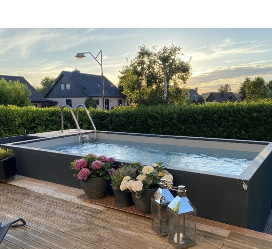 Mini Pool Container mobil 5,25m x 2,55m x 1,26m