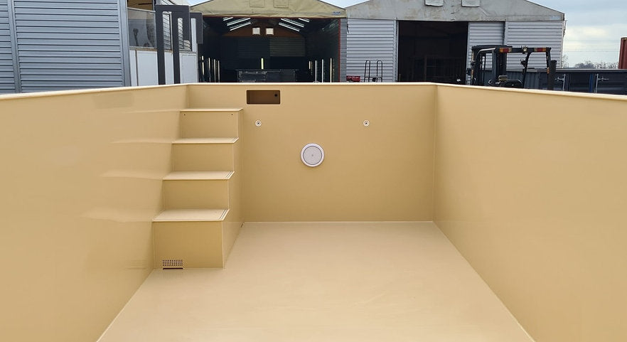 Pool Container Polypropylen 6,5 x 2,6m