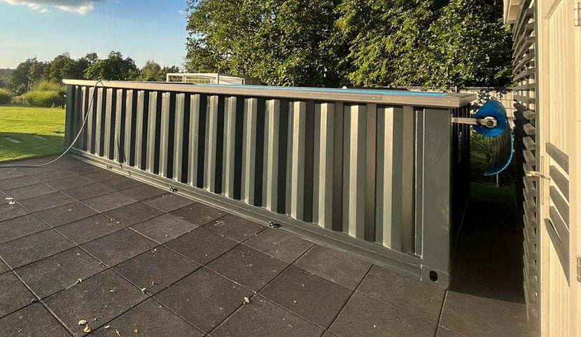 Pool Container 6,2m x 2,5m sofort einsatzbereit, Komfort-Paket