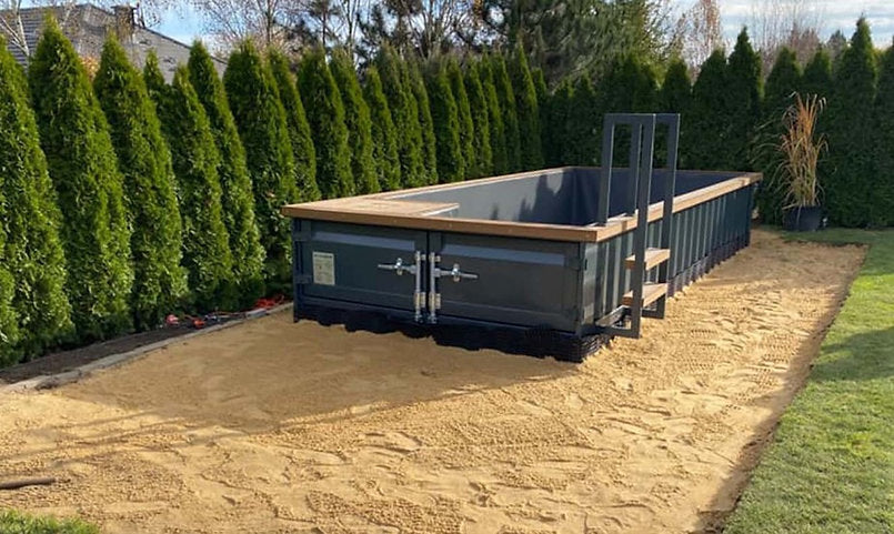 Pool Container 6,2m x 2,5m sofort einsatzbereit, Komfort-Paket