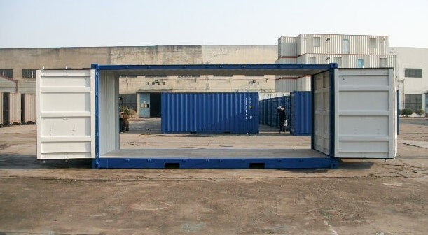 Seecontainer 20 Fuß mit Doppelseitentür