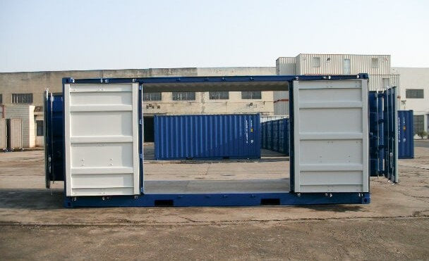 Seecontainer 20 Fuß mit Doppelseitentür