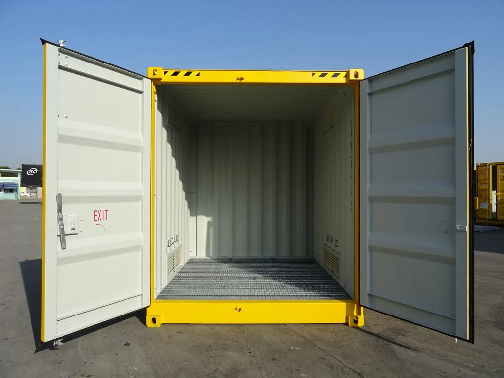 Gefahrgutcontainer 10′ High Cube (Doppelboden)